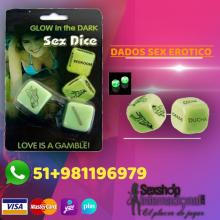 DADOS LUDICOS INDICAN -POSES Y LUGAR-BRILLA EN LA OSCURIDAD-SEXSHOP LIMA 